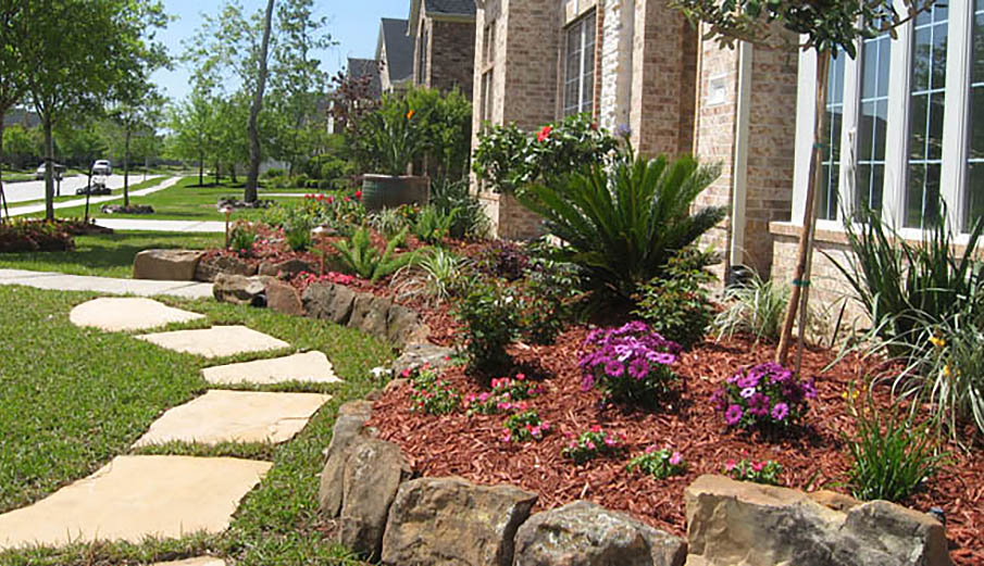 Landscape Design, Installation, Yardbirds Landscaping Kingwood TX.