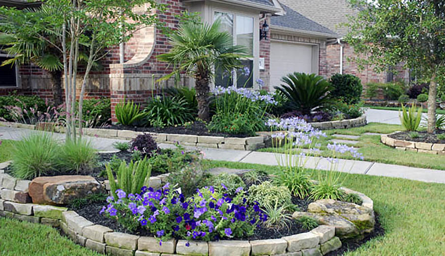 Landscape Design, Installation, Yardbirds Landscaping Kingwood TX.