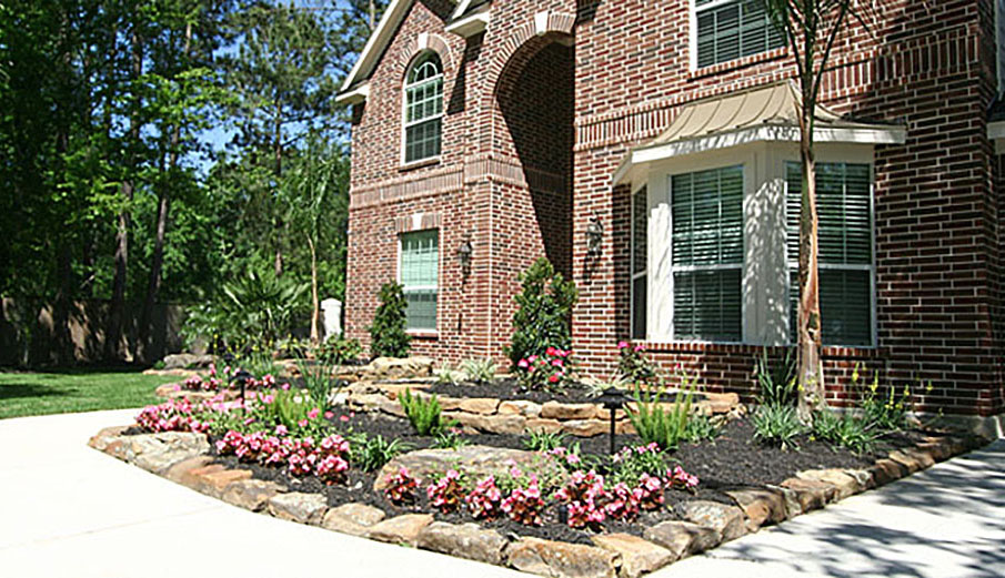 Landscape Design, Installation, Yardbirds Landscaping Kingwood TX.