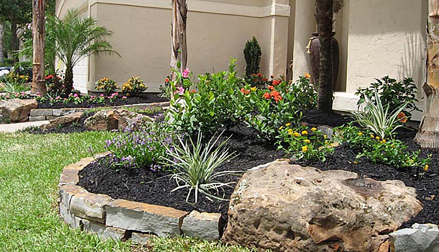 Landscape Design, Installation, Yardbirds Landscaping Kingwood TX.