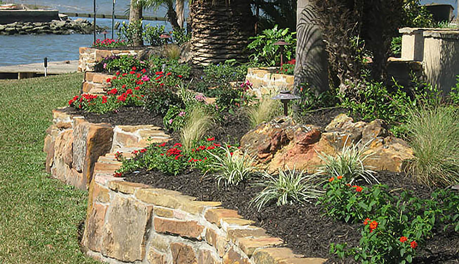 Landscape Design, Installation, Yardbirds Landscaping Kingwood TX.