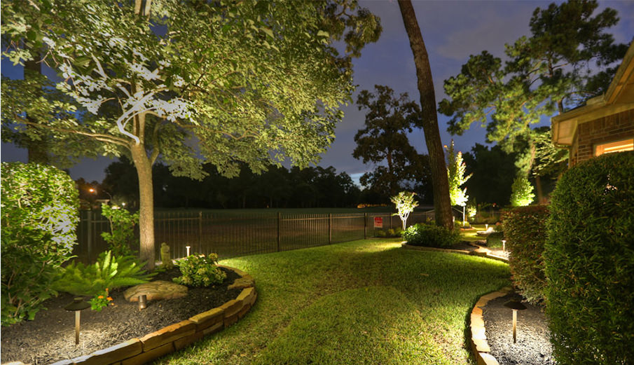 Outdoor Landscape Night Lighting YardBirds Landscaping